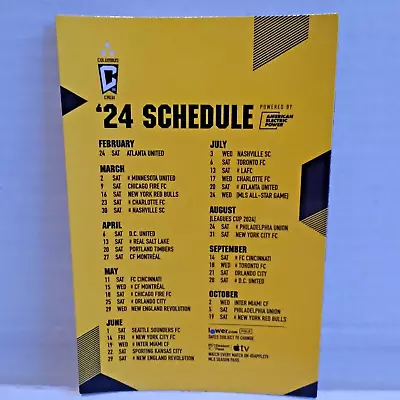 2024 Columbus Crew Magnet Schedule • $5