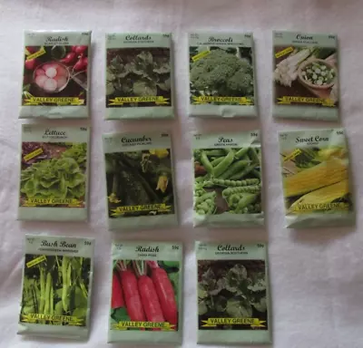 Lot Of 11 Packets Of Vegetable Seeds Packed For 2024 • $3