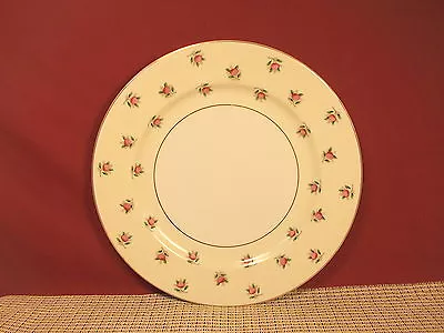 Ucagco China Occupied Japan Cherries Dinner Plate White Center Cream Rim 10 1/2  • $8.99