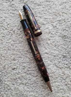 Vintage Moore Junior Combo Fountain Pen/Pencil  14k Flex Nib/Unrestored • $110