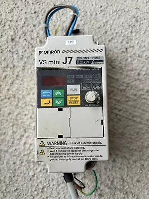 Omron YASKAWA VS Mini J7 200V Single Phase CIMR-J7AZB0P2 • $74.33