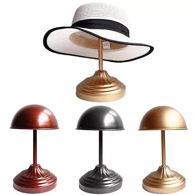 Hat Stand Freestanding Vintage Iron Dome Shape Decoration Cap Organizer • $25.05