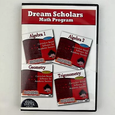 Dream Scholars High Achiever Math Programs PC CD-ROM Educational Software • $9.99