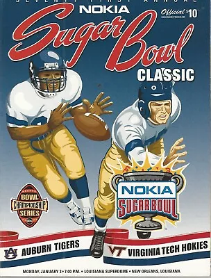 Nokia Sugar Bowl Classic-auburn Vs Virginia Tech Footballp-jan. 3 2005- • $46.50