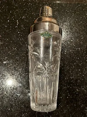 Crystal Martini Shaker Vintage Glass • $75