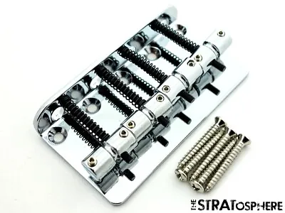 Fender Player Mustang PJ Bass Chrome BRIDGE Guitar Parts & Accessories • $29.99