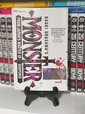 Monster Manga OOP RARE Singles Vol. 4 (ENGLISH) By Naoki Urasawa | Viz Media • $29.08