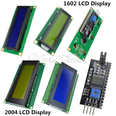 1602 2004 Blue Yellow IIC/I2C/TWI/SP​—I Character Interface LCD Module Display • $1.60