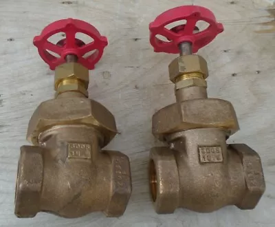 Lot Of 2 Milwaukee 1   Threaded Gate Valve FIG 1186 1000WOG USA FREE SHIP • $47.95