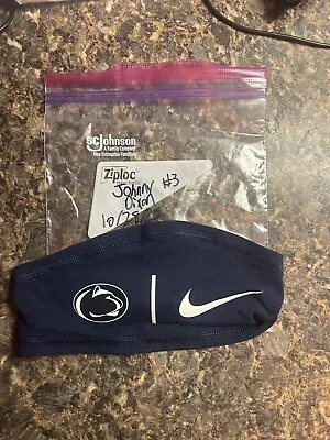 Johnny Dixon Game Used Nike Blue Headband PENN STATE 10/28/23 Vs Indiana • $85.47