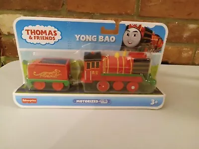 Thomas & Friends Fisher Price Motorized Toy Train Engine Yong Bao With Cargo Car • $39.95