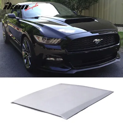 Fits 15-17 Ford Mustang Single Vent Feaux Ram Air Hood Scoop • $129.99