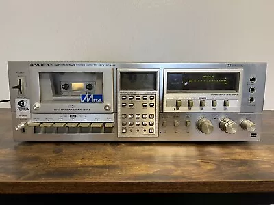 Vintage SHARP RT-4488 Computer Controlled Stereo Cassette Deck -FREE SHIPPING- • $79.99