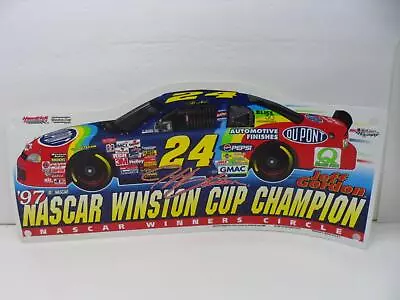 Vintage 1997 WinCraft Jeff Gordon Nascar Winston Cup Champion Sign • $16.19