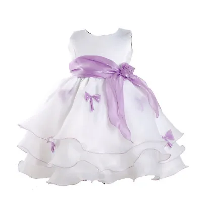 Baby Party Dress Christening Dress Flower Girl Dress 0 3 6 9 12 18 24 Months • £19.99