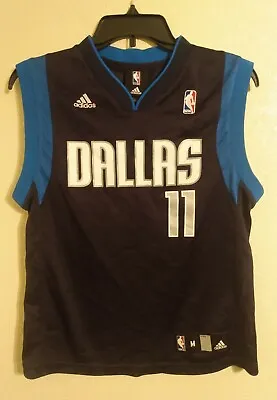 Kids Blue Adidas NBA Jersey Dallas Mavericks Jose Barea Sz M (10-12) • $25