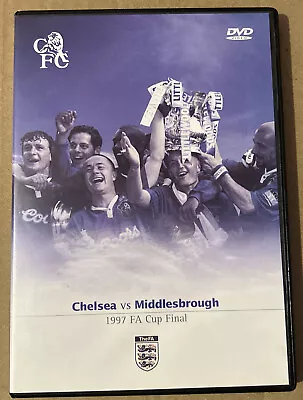 FA Cup Final: 1997 - Chelsea Vs Middlesbrough DVD Football Cert E Region 0 • £4.50