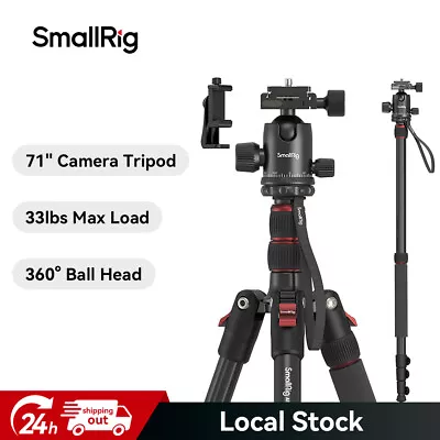 SmallRig Camera Tripod Aluminum Tripod Stand & Monopod For Ball|Video Head  • $50.92