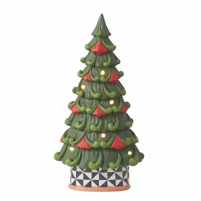 $79.99 • Buy Jim Shore Heartwood Creek Light Up Tree With Windmill Pattern Base Fig 6012905
