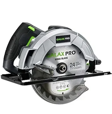 GALAX PRO Circular Saws 1200W 5800 RPM Bevel Angle(0 To 45°) Joint Cuts  • £49.99