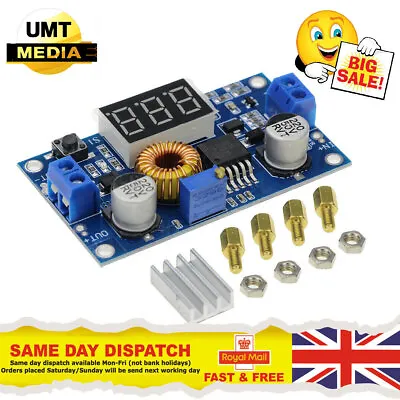 £5.45 • Buy XL4015 LED 5A DCDC Voltage Step Down Buck Converter Volt Meter With Display
