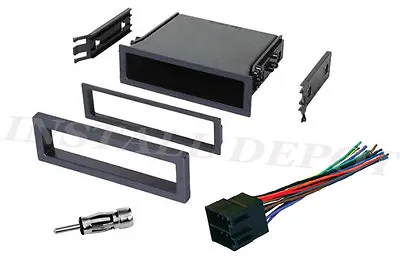 SAAB 9.3 9-5 Complete Radio Install Dash Kit + Wiring Harness + Antenna Adapter • $19.35