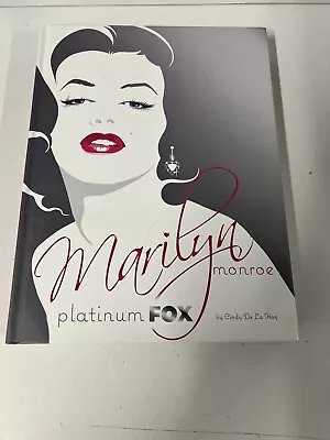Marilyn Monroe Platinum Blonde By Cindy De La Box Platinum Fox Coffe Table Book • $79.99