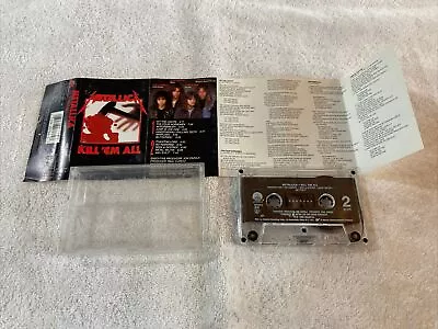 Metallica Kill 'Em All Cassette Tape Elektra Records Vintage 1983 60766-4 Dolby • $24.95