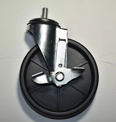 6 Inch Swivel Stem Caster Heavy Duty Plastic Wheel With Brake ( 1 Wheel) • $17