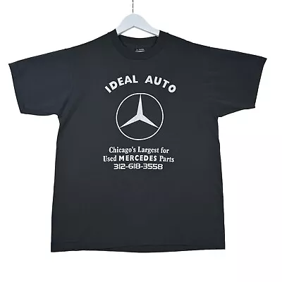 Vintage 90s Mercedes Benz Shirt - Ideal Auto Used Parts - Screen Stars - Large • $34.99