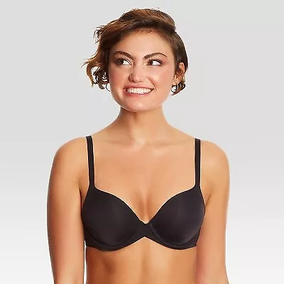 Maidenform Women's One Fabulous Fit 2.0 Tailored Demi Bra DM7543 - Black 32B • $18.99