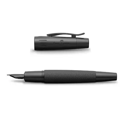 Faber Castell Design Collection E-Motion Pure Black Fountain Pen 148620 • $177.21