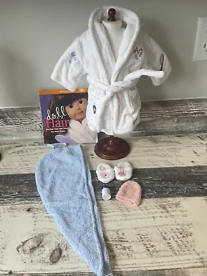 American Girl Of Today Doll SPA ROBE - Complete W Slippers Head Wrap Bonus 2002 • $21.99