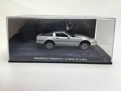 1/43 James Bond Car Collection - Chevrolet Corvette - A View To A Kill • $14.95