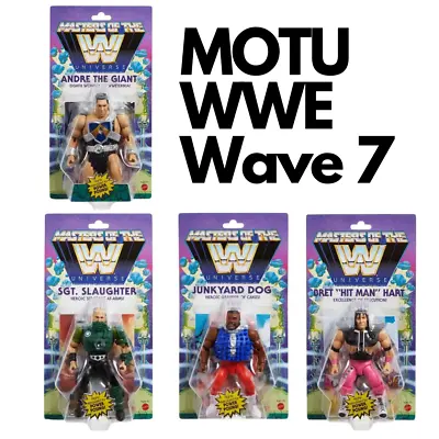 MOTU WWE 2021 Masters Of The Universe Wave 7 SET OF 4 EXPRESS SHIP NOW • $169