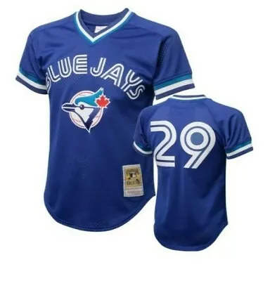 Authentic Mitchell & Ness Toronto Blue Jays #29 Baseball Jersey New Mens $90 • $55