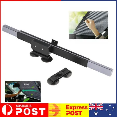 Car Front Retractable Windshield Sun Shade Visor Window Folding Block Cover AUS • $13.99