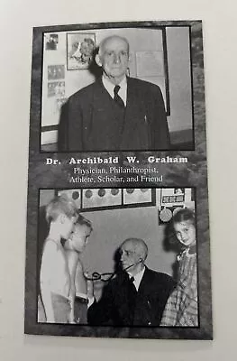 Vtg Doc  Moonlight  Graham - Dr. Archibald W. Graham - Tallboy Card Chisholm Mn • $24.99