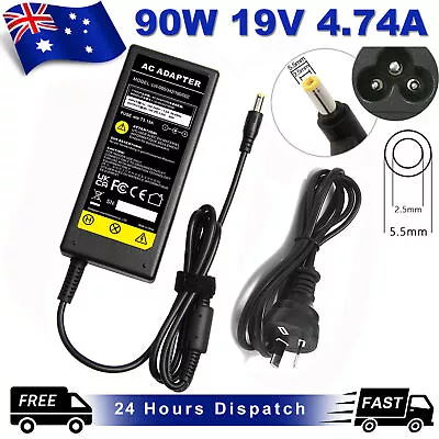 90W AC Adapter Charger For Toshiba Satellite L500 L650 L800 L850 A660 Laptop AU • $18.79