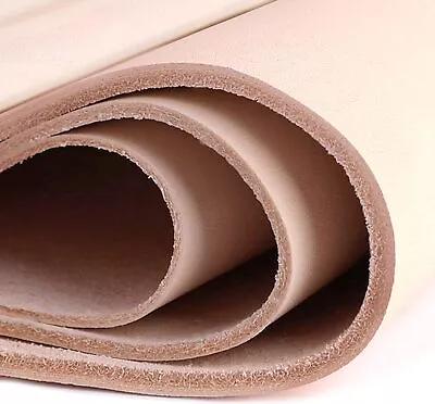 Grade   A   Veg Tan Leather- Italian Full Grain Tooling Leather 3.5mm-4mm • £114.66