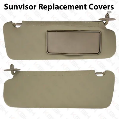 Sun Visor Replacement Cover Light Driver Passenger For 96-02 Toyota 4Runner Tan • $39.99