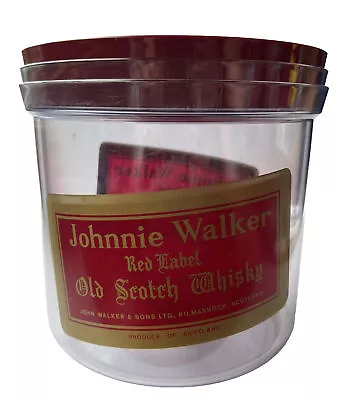 Vintage 90’s Johnnie Walker Red Label Ice Bucket | Complete Set With Tongs • $39.99