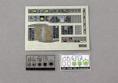 Dream Model 72006 1/72 F-14A Tomcat Cockpit Color Etching Parts For Hobby Boss • $9.99