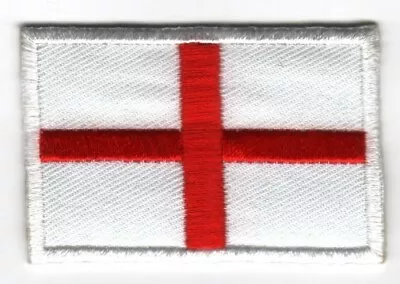 England UK Saint St. George Flag Iron On/ Sew On Embroidered Patch 75 X 50mm • £2.22