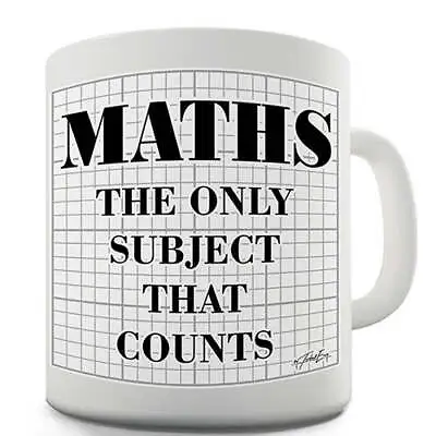 Maths The Only Subject That Counts Novelty Mug • £7.99