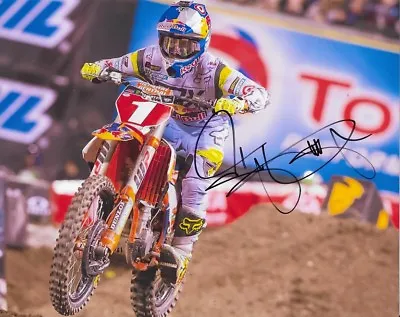 *RYAN DUNGEY*SIGNED*AUTOGRAPHED*PHOTO*8  X 10 *KTM*RED BULL*SUPERCROSS*COA*PROOF • $89