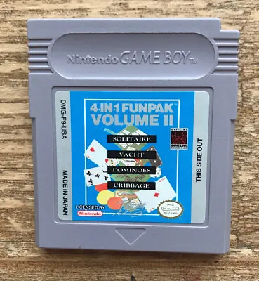 4 In 1 FunPak Volume II 2 Nintendo Gameboy Color Advance Game GENUINE! • £9.89