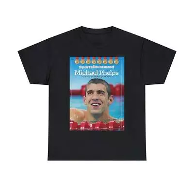 Michael Phelps USA Olympics Swimming Medals Sports Illustrated Cover Tee Shirt • $22.99