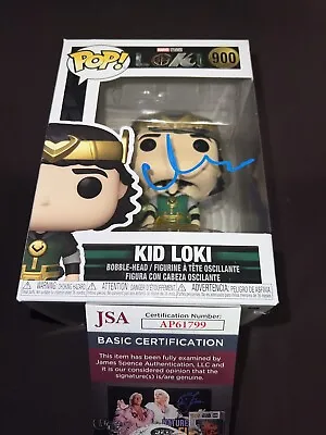 Matt Damon Signed Official Kid Loki Funko Pop Marvel Studios Loki JSA Auth #2 • $97.49