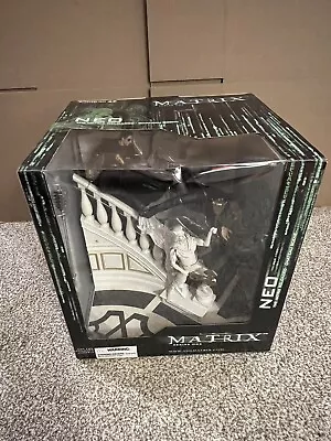 Matrix Reloaded NEO CHATEAU 2 Figure Deluxe Box Set MCFARLANE SEALED! Box Dimple • $42